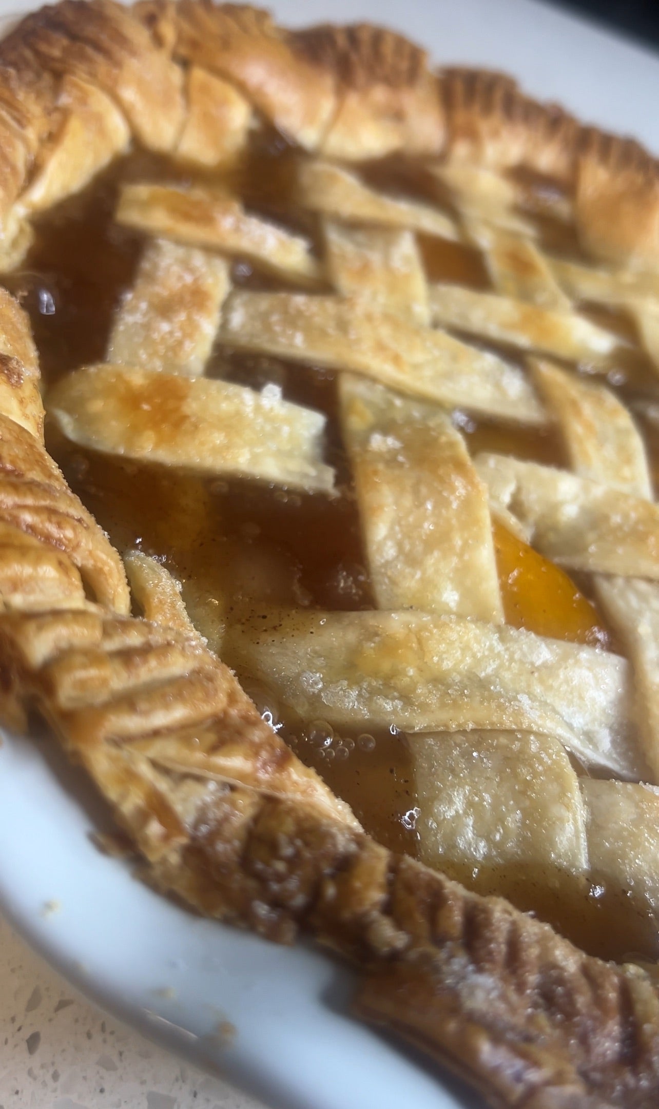Double Crust Peach Cobbler