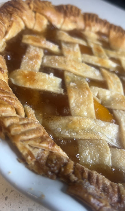 Double Crust Peach Cobbler